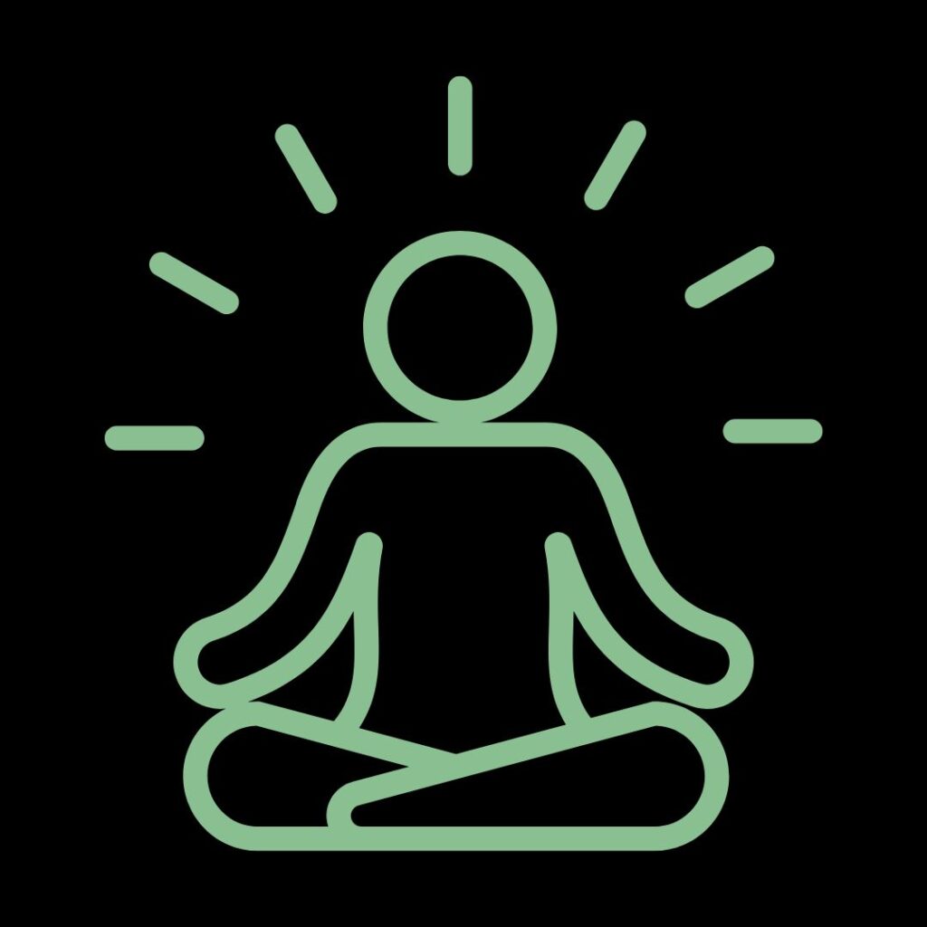 Calming mind-body icon symbolizing nervous system balance