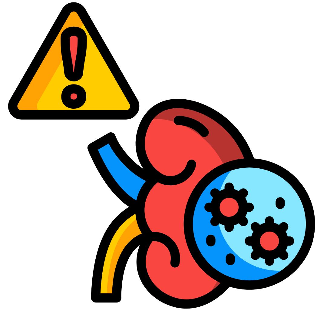 Build-up of toxins (Ama) in blood and skin