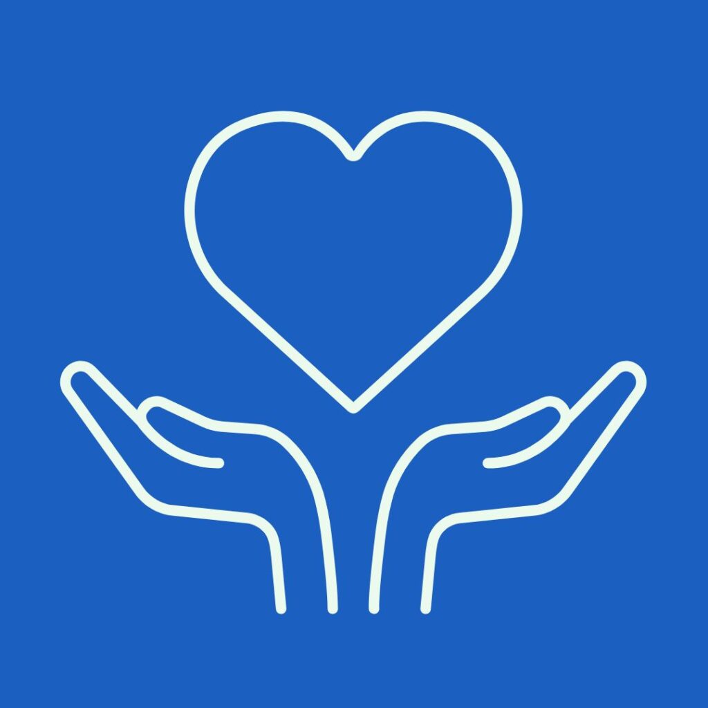 Icon of an open hand, representing ethical, honest, and patient-first Ayurvedic care.