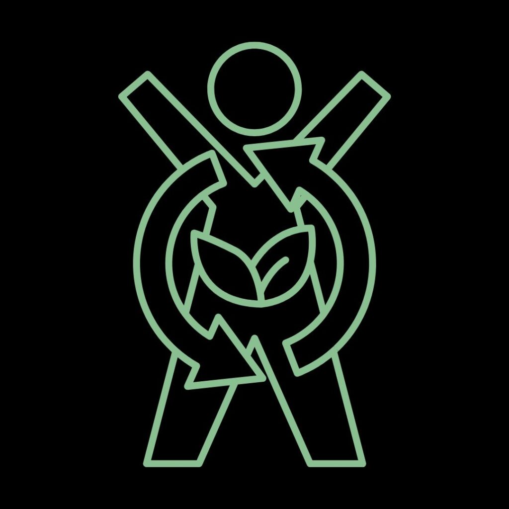 Icon showing body detox through Panchakarma