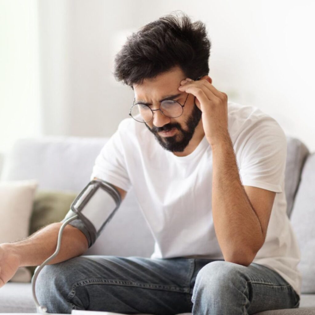 Emotional triggers affecting blood pressure and circulation linked to Prana Vata and Sadhaka Pitta imbalance addressed in the Best Ayurvedic Treatment for Psychiatric Problems