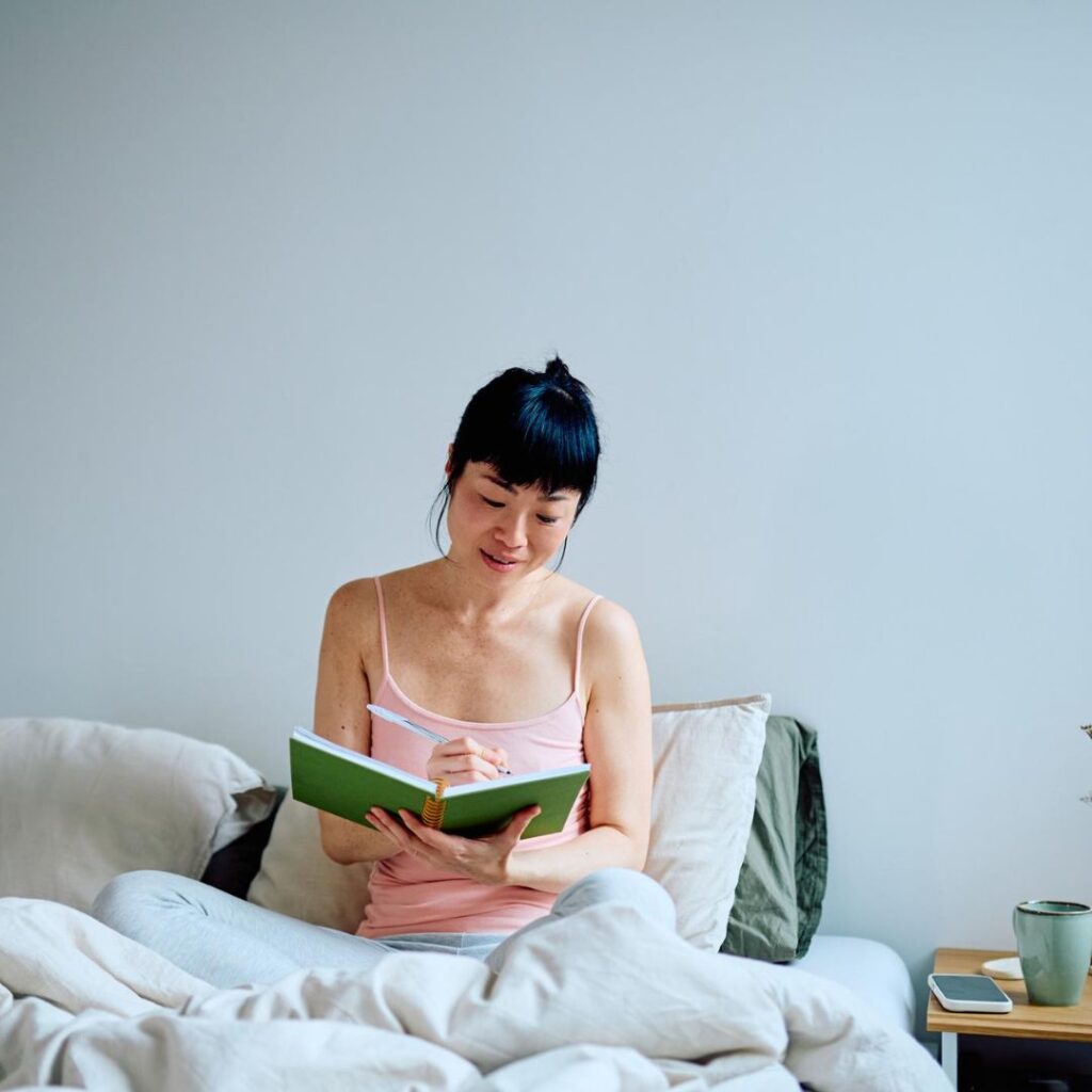 Journaling and quiet reflection to release emotional buildup and improve inner clarity guided by the Best Ayurvedic Psychiatrist in India