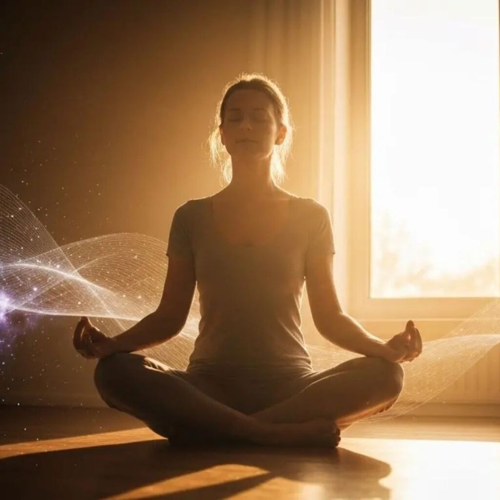 Morning breathing and sunlight practices that support emotional stability recommended in Healthy Habits for Mental Health