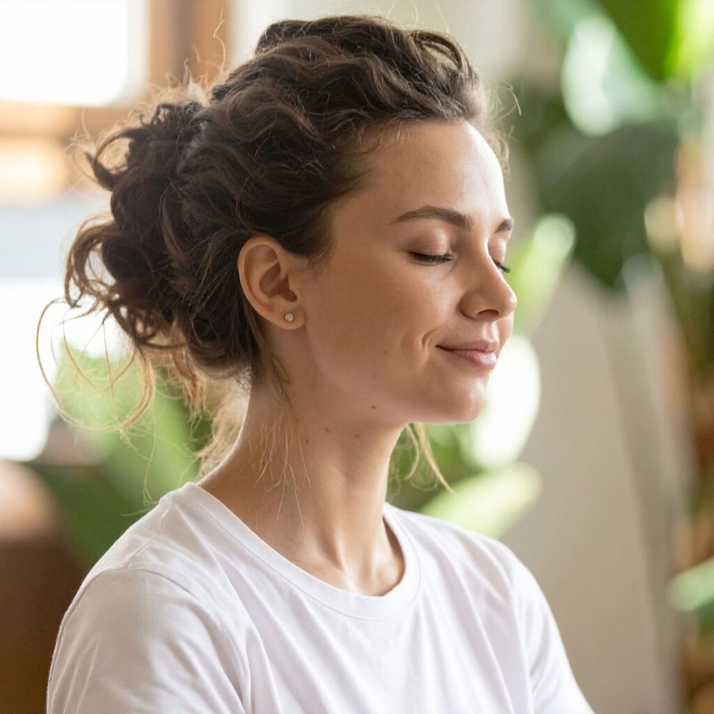 Emotional calmness and relaxation supported by Shirodhara therapy