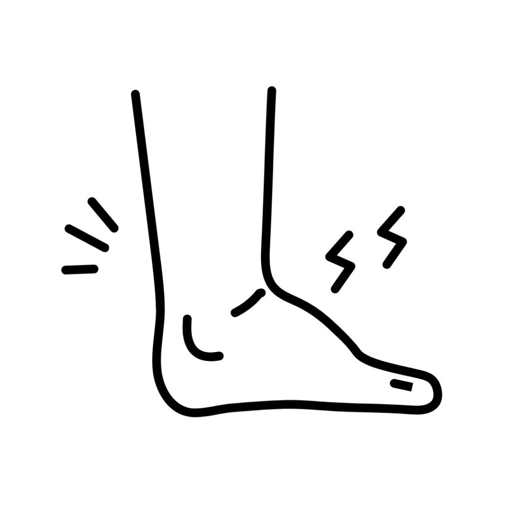 Swelling in the legs or ankles