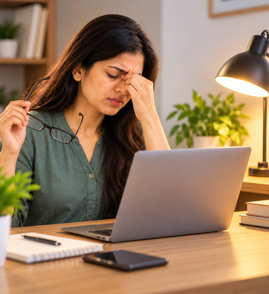 Tips for reducing eye strain during screen use