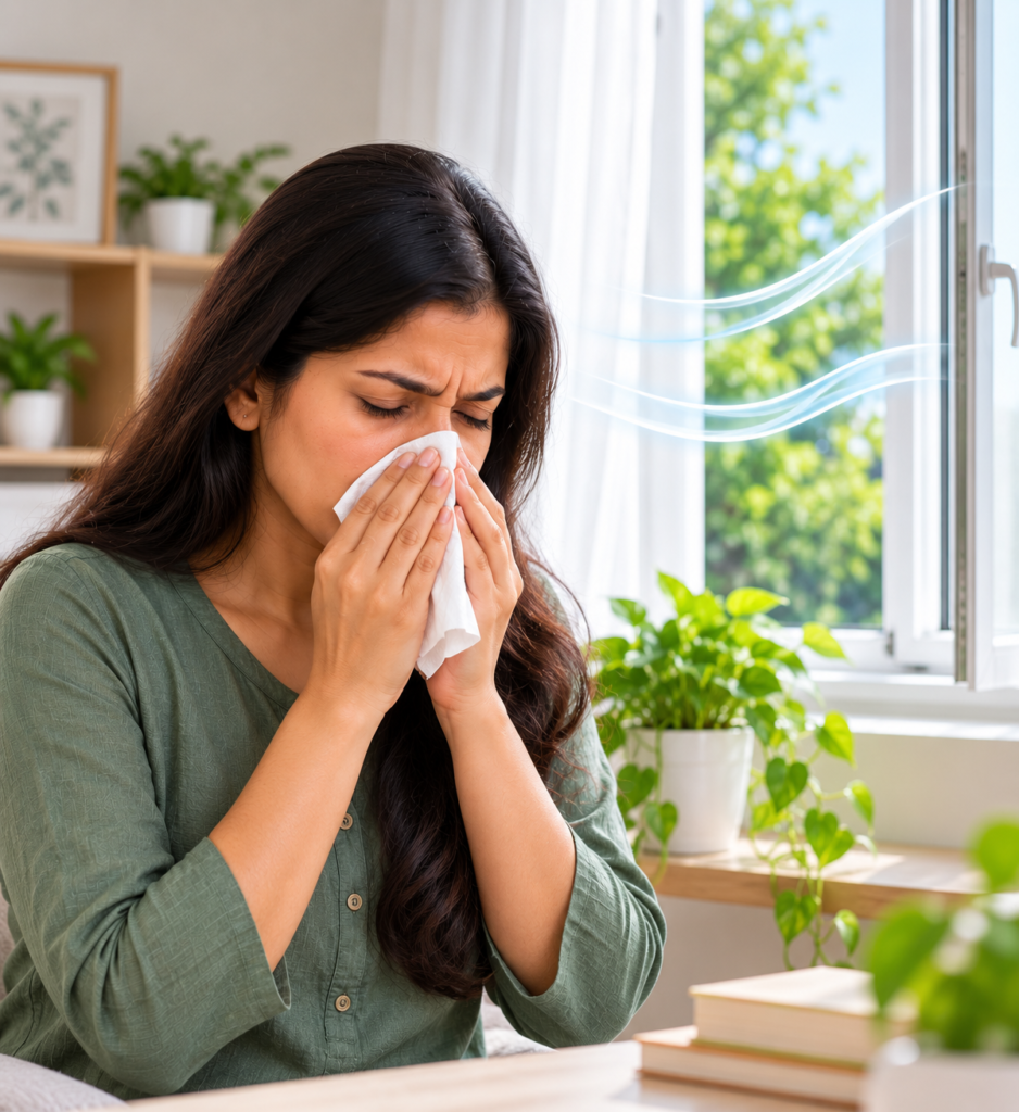 Reducing exposure to nasal allergy triggers