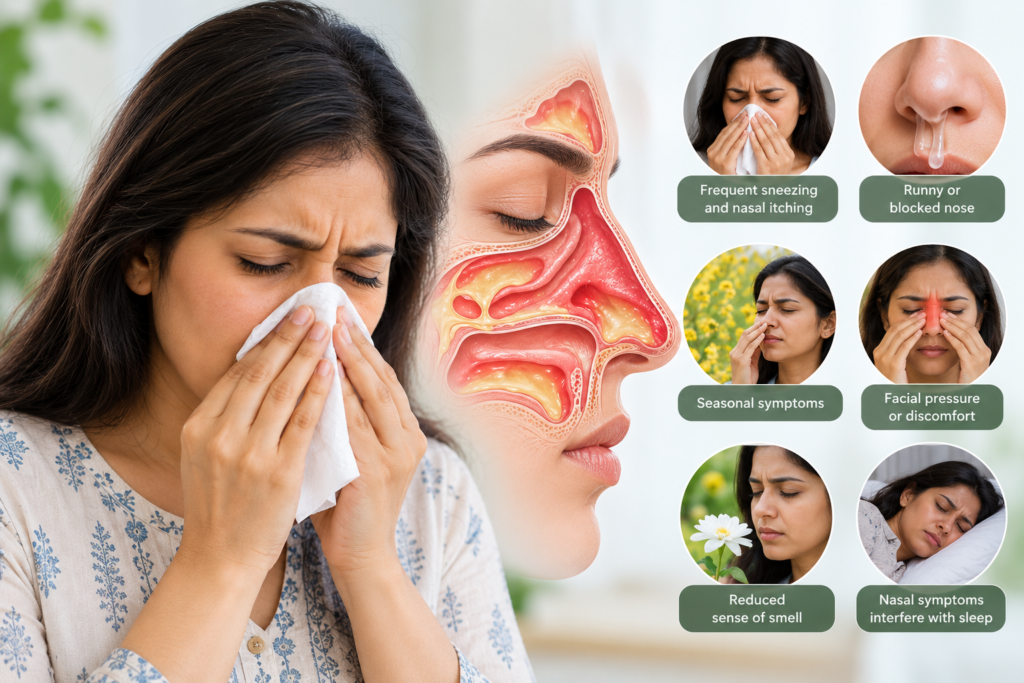 Nasal allergies, congestion and sinus symptoms